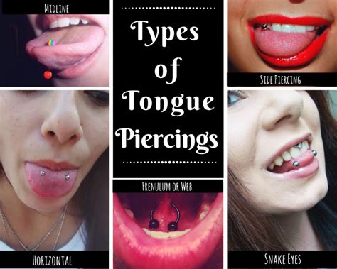 5 Types of Tongue Piercings