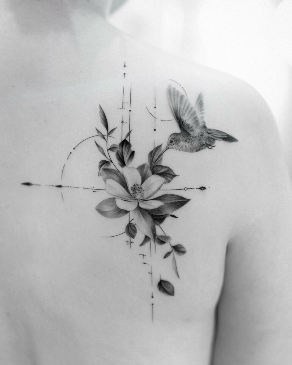 Discover 78 Hummingbird Tattoo With Flowers Super Hot In Eteachers