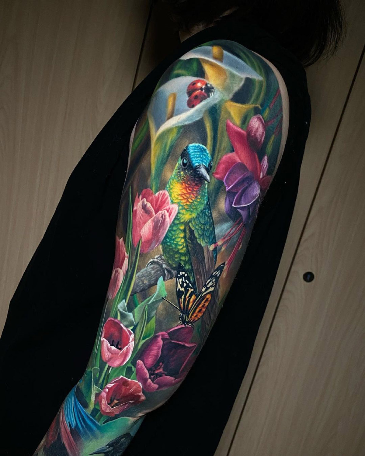 Discover 83 Flower Hummingbird Tattoo Best In Cdgdbentre