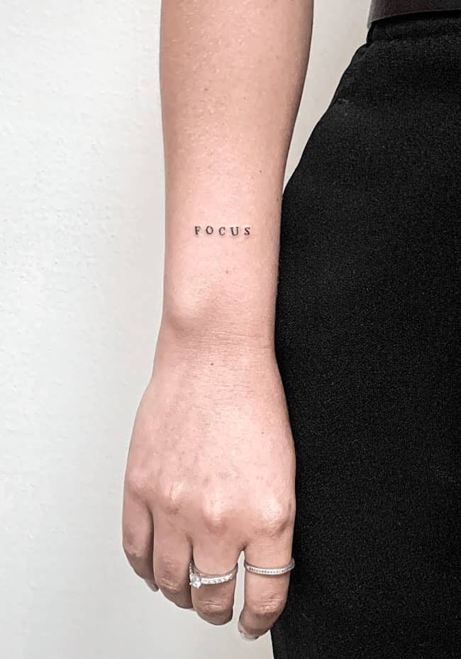 Discover More Than 80 Meaningful Word Tattoos Latest In Coedo Com Vn