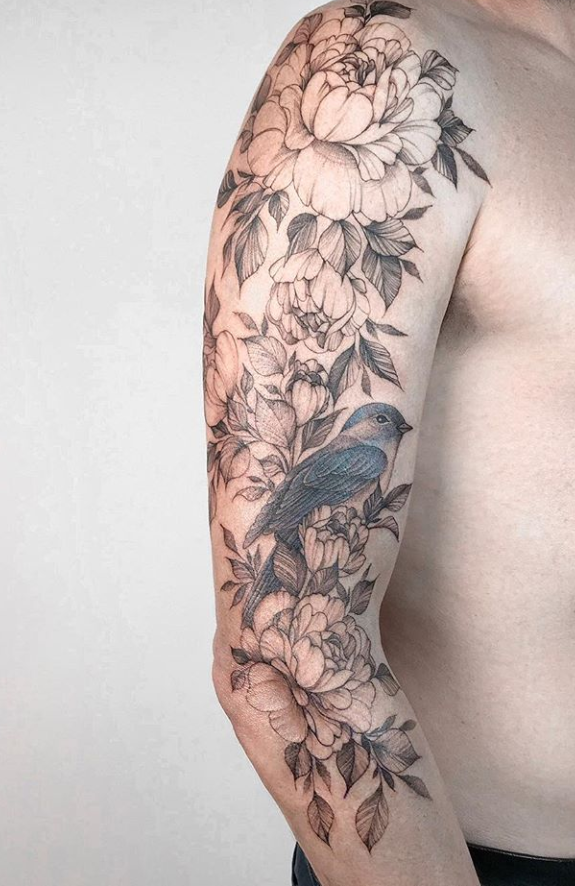 Discover More Than 87 Female Flower Sleeve Tattoos Best In Coedo Com Vn