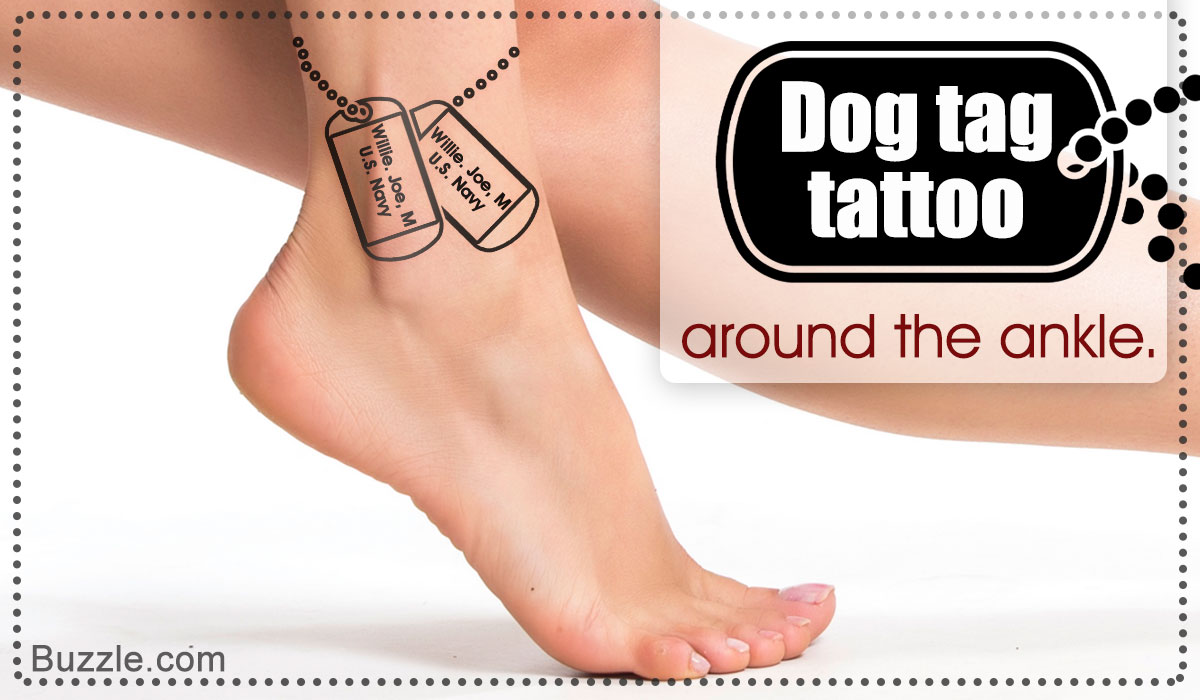 7 Unique Dog Tag Tattoo Design Ideas