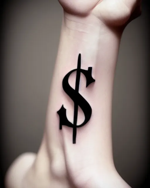 Dollar Sign Tattoo Meaning