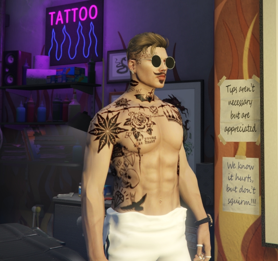 Doodle Tattoo For Mp Male Gta5 Mods Com