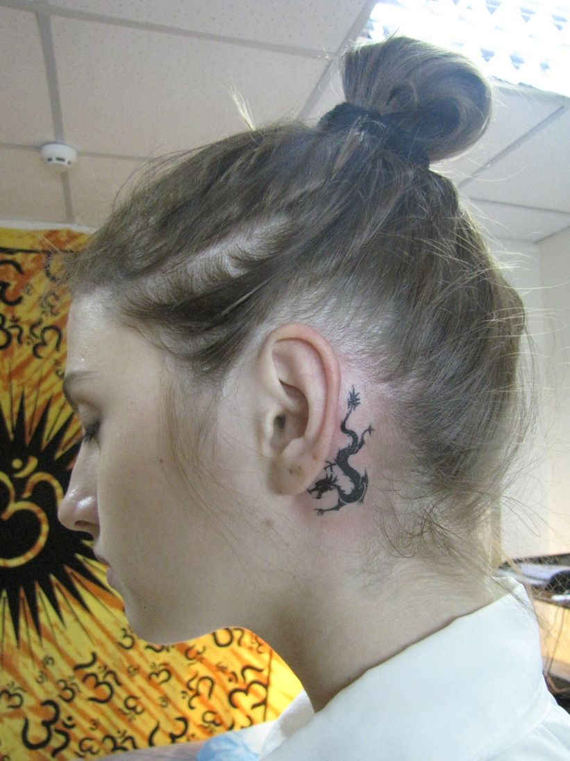 Dragon Tattoo Behind Ear Baby Dragon Tattoos Blue Dragon Tattoo Small Dragon Tattoos Chinese