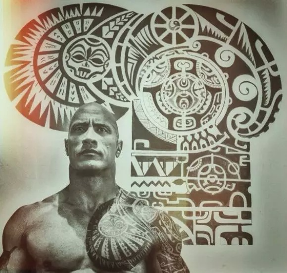 Dwayne Johnson The Rock Tattoos Memory Lane Tattoo Studio Singapore