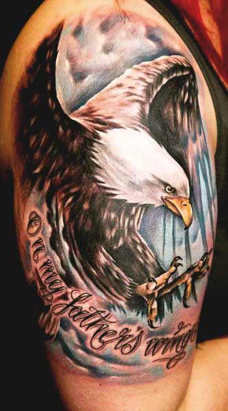 Eagle Tattoos For Woman