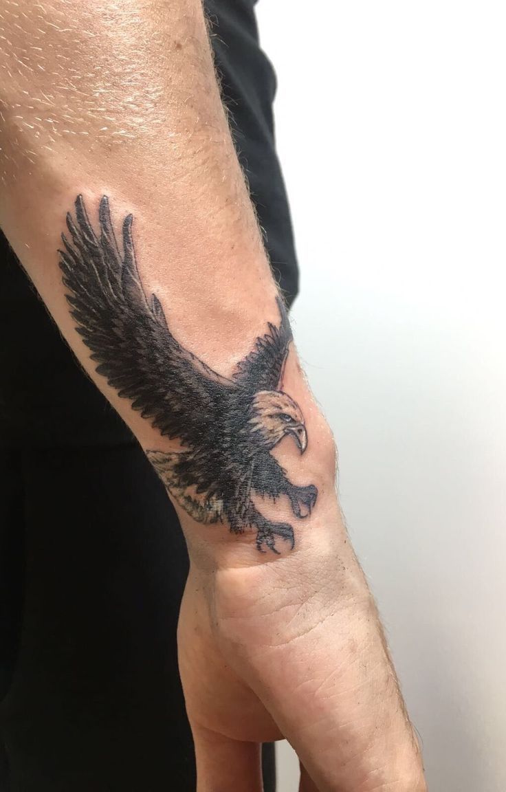 Eagle Tattoos On Forearm