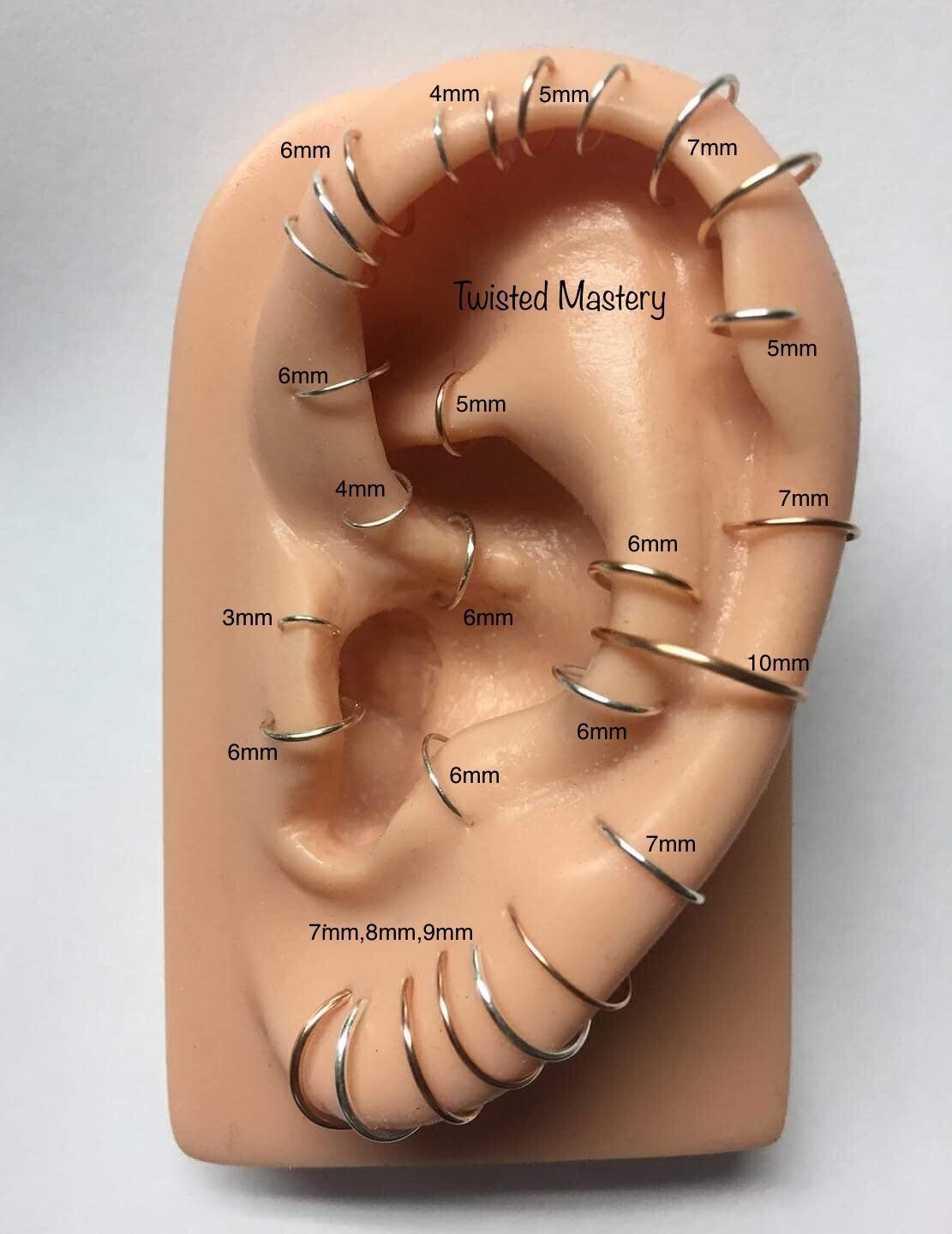 Ear Piercing Types Cartilage