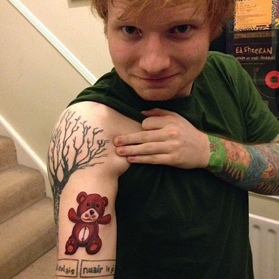 Ed Sheeran's Tattoo Collection Revealed