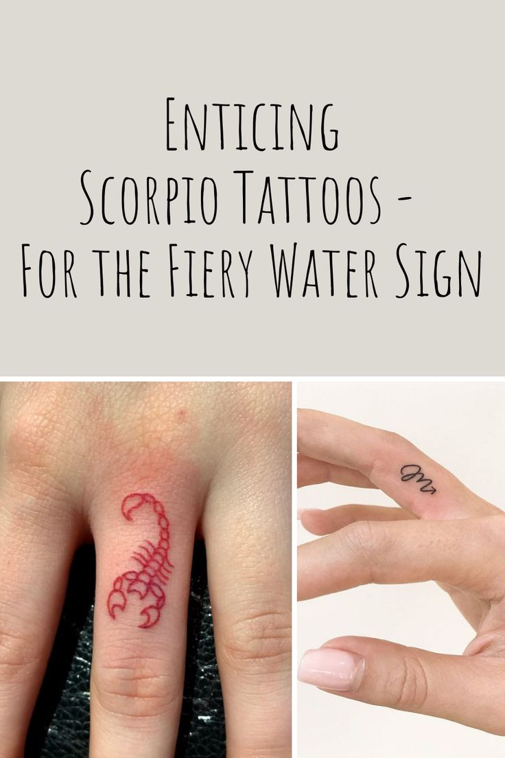 Enticing Scorpio Tattoos Amp Ideas Fiery Water Sign Tattoo Glee