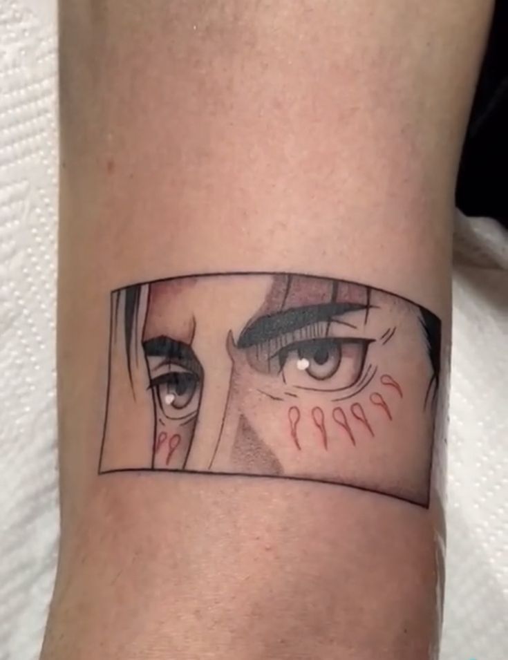 Eren Yeager Titan Tattoo