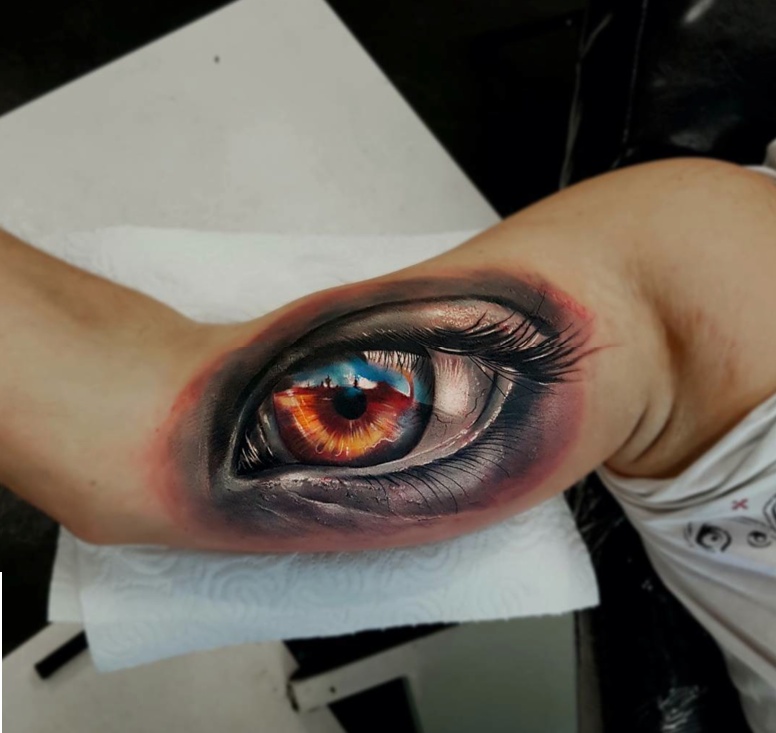 Evil Eyeball Tattoo: A Sinister Body Art Design