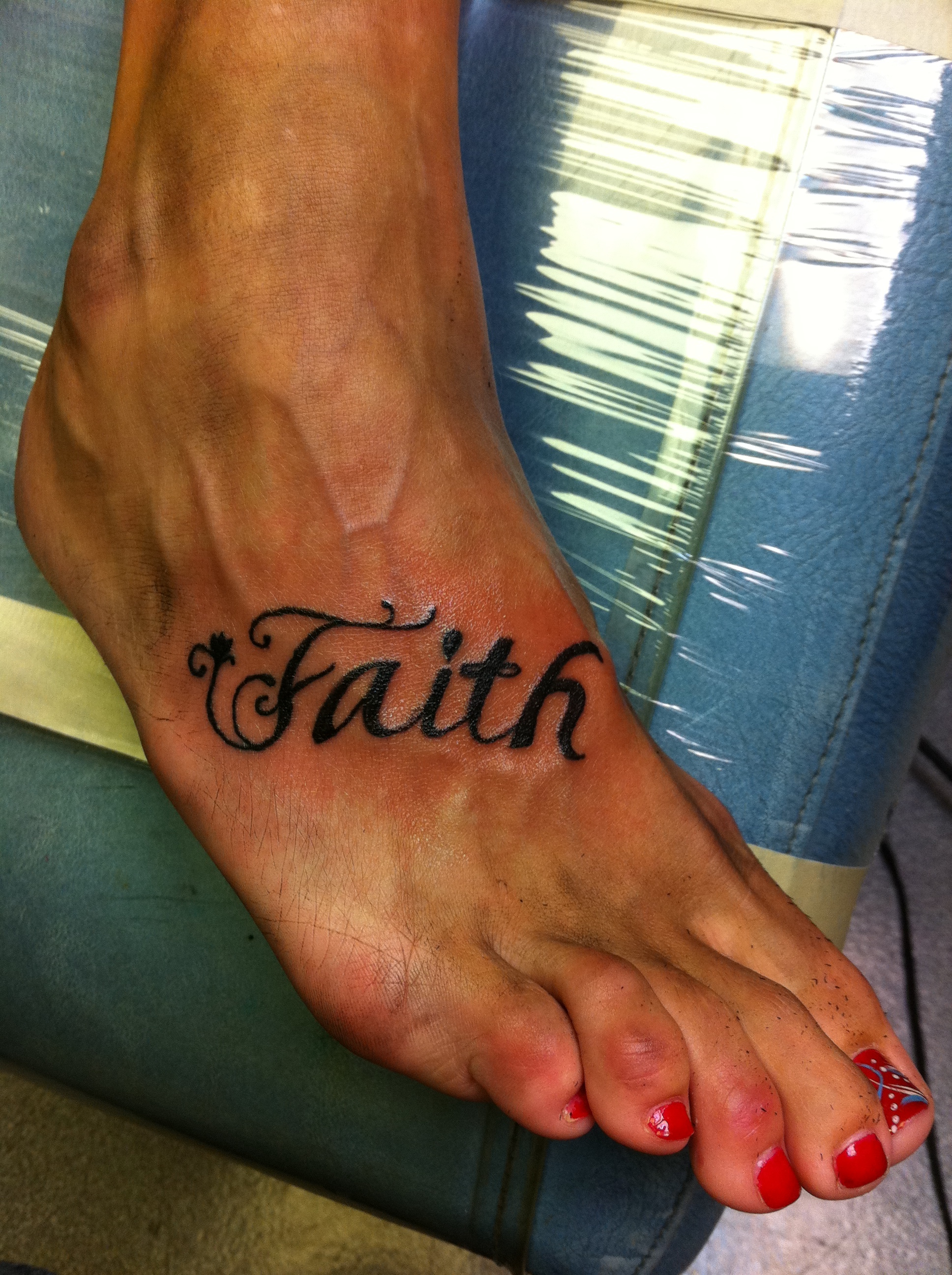 Faith Tattoos On Shoulder