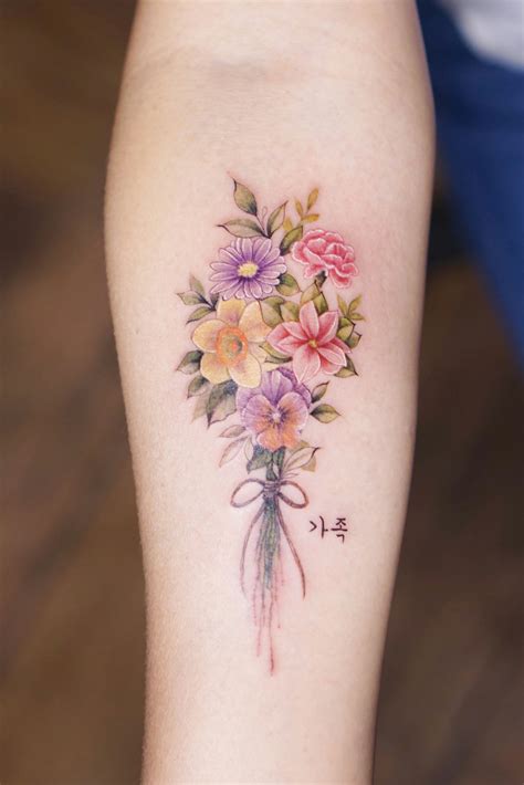 Family Birth Flower Tattoo Meaning and Designs Explained