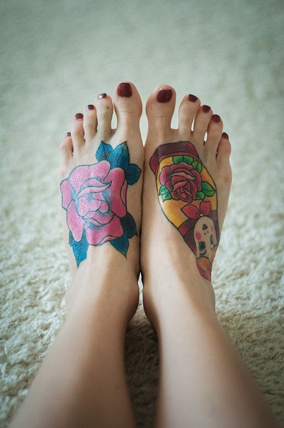 Feet Tattoo Ideas Photos