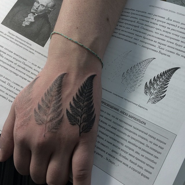 Fern Tattoo Hand