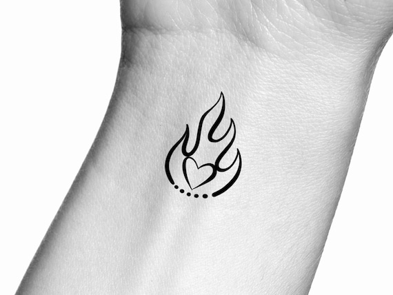 5 Meaningful Fire Heart Tattoo Designs