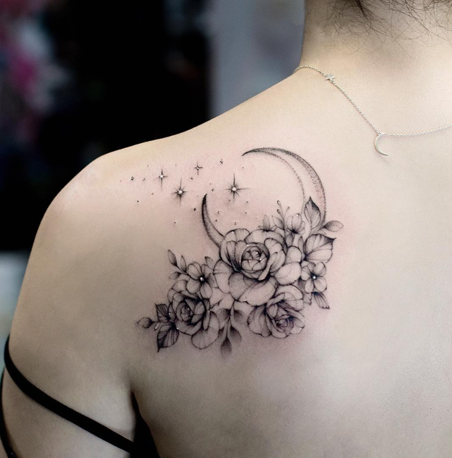 Flower Tattoo Design On Shoulder Best Flower Site