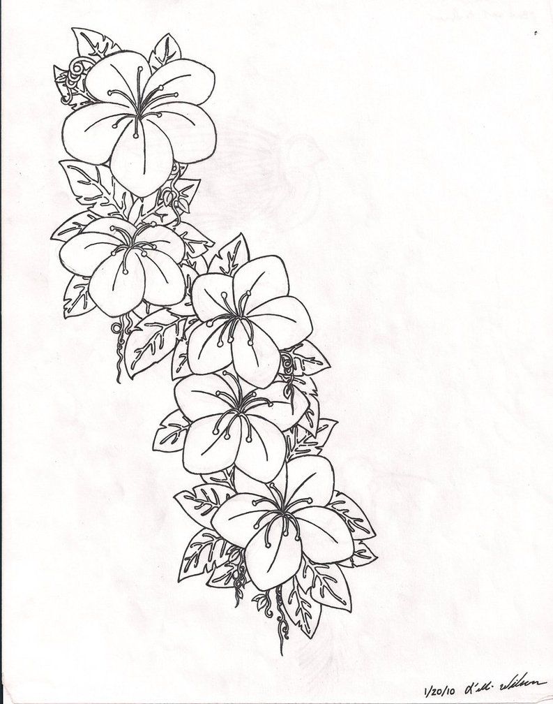 Flower Tattoo Stencil Designs to Inspire Your Art