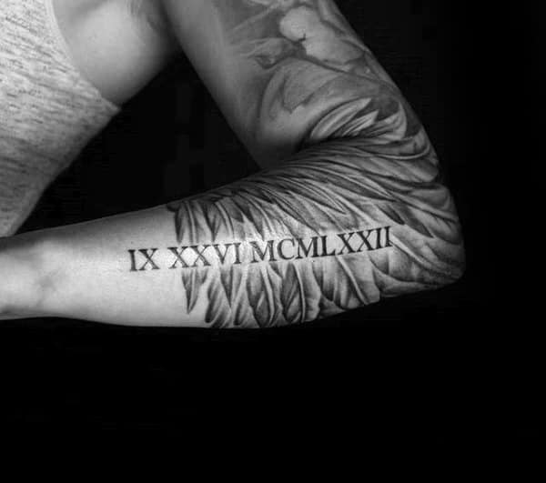 Roman Numerals Forearm Tattoos: Meaning and Design Ideas