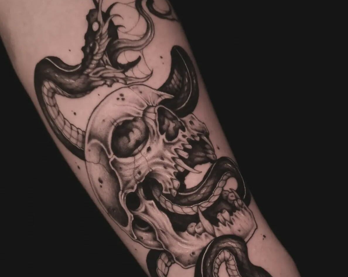 20 Unique Forearm Skull Tattoo Designs