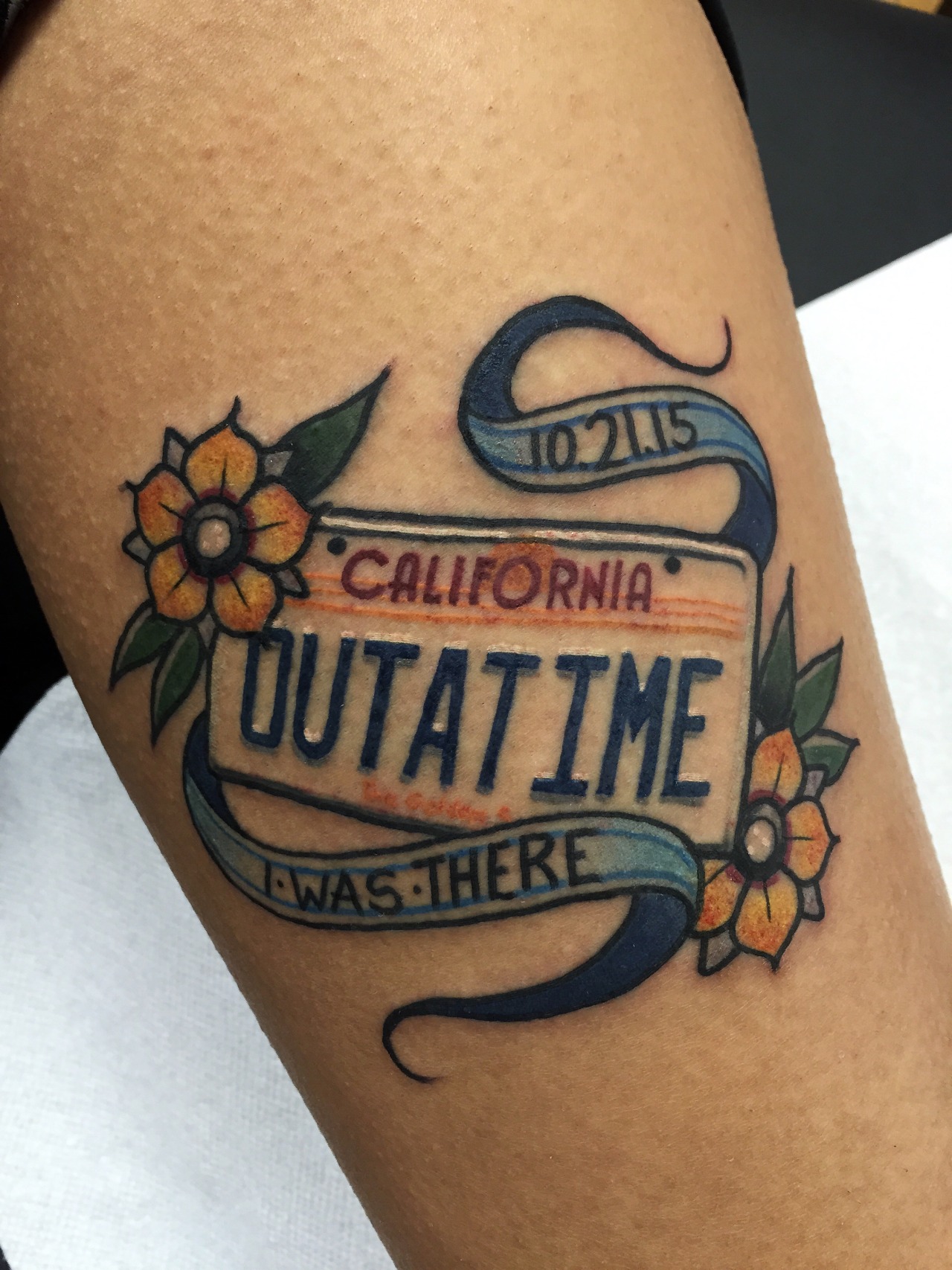 Fyeahtattoos Com Back To The Future Tattoo Done By Robert Cabello