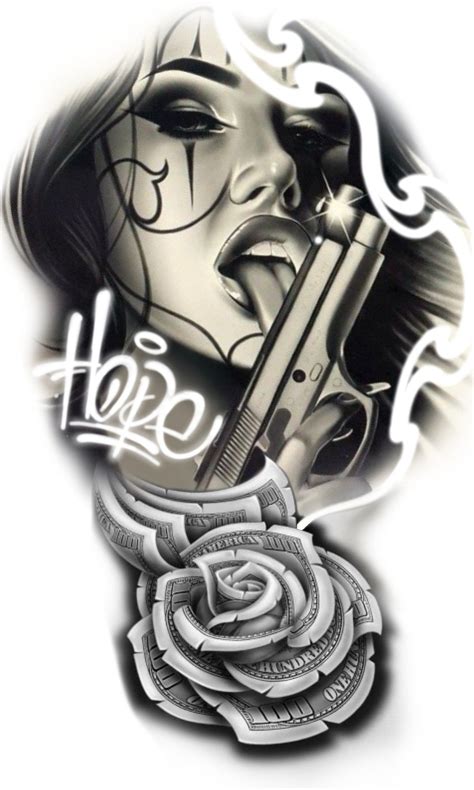 10 Gangster Girl Tattoo Designs You'll Love