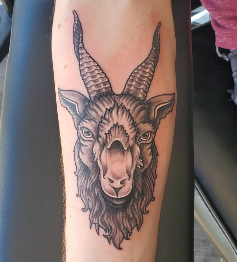 Goat Head By Xander Macpherson At Crystalhead Tattoo Company In