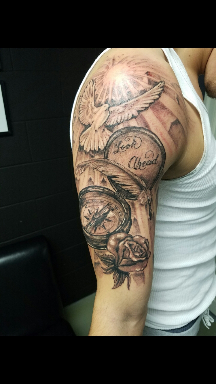 Half Sleeve Tattoo Ideas Inspiration For Guys Tattoo Build Half