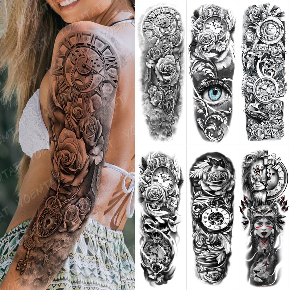 Hand Tattoo Vorlagen Haare Jull Full Sleeve Tattoo Design Best