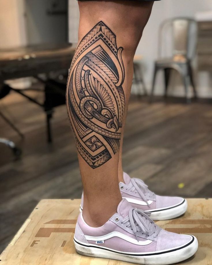 8 Hawaiian Leg Tattoo Designs to Inspire You