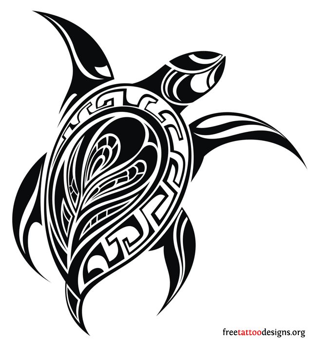 10 Hawaiian Tribal Turtle Tattoo Designs You'll Love