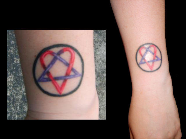 Heartagram Tattoo By Jeanett666 On Deviantart