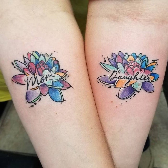 Heartwarming Mother Daughter Tattoos To Honor The Most Important Woman