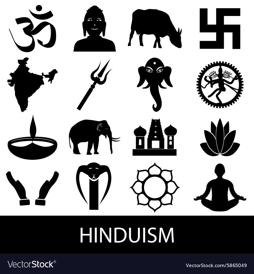 Hindu Symbols Hindu Meanings Hindu Vectors