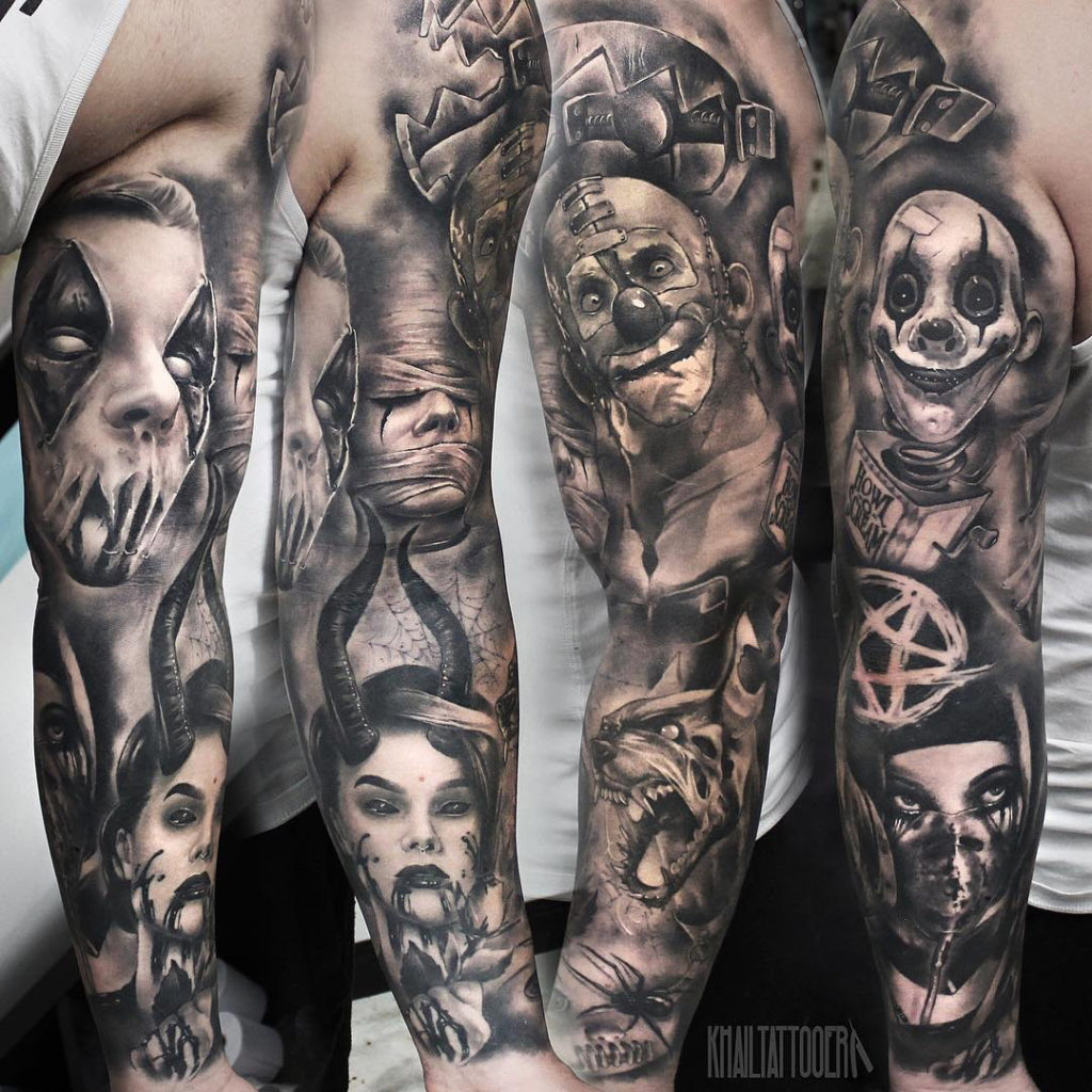 20 Creepy Horror Tattoo Ideas to Die For