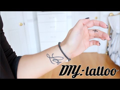 How To Make Temporary Tattoos Youtube