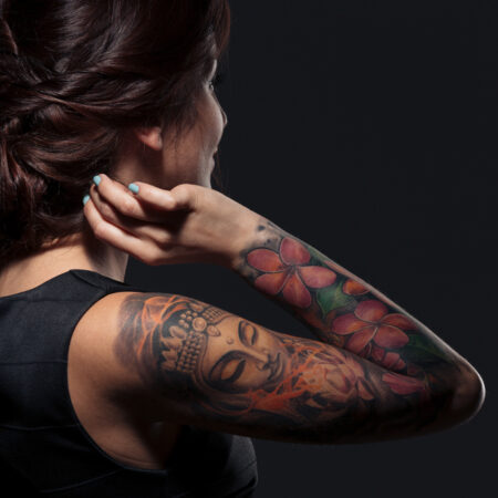 How To Perfectly Cover Up A Tattoo With Makeup Beauty Mag