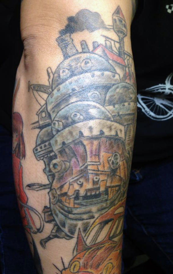 10 Magical Howl's Moving Castle Tattoo Designs