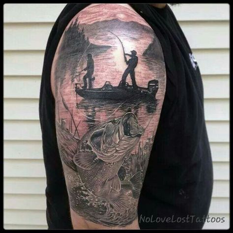 Hunting Fishing Tattoo Tattoos Geometric Tattoo Hunting Fishing Tattoo