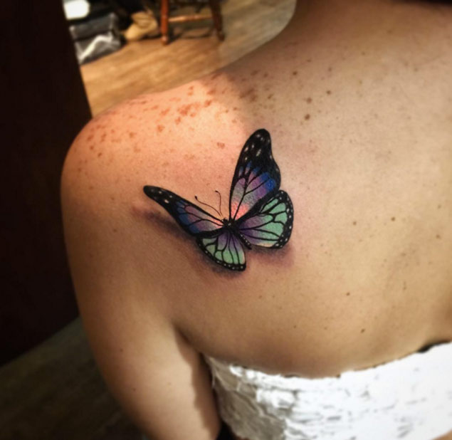 I Love My New Watercolor Butterflies Butterfly Tattoo Designs Tattoos For Women Butterfly