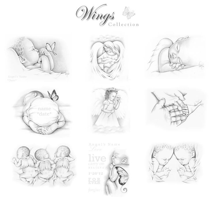 10 Beautiful Infant Angel Tattoo Designs to Inspire You