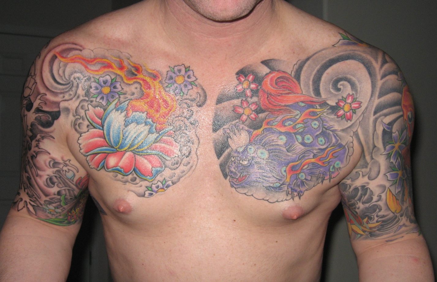 Information Amp Technology Chest Tattoos