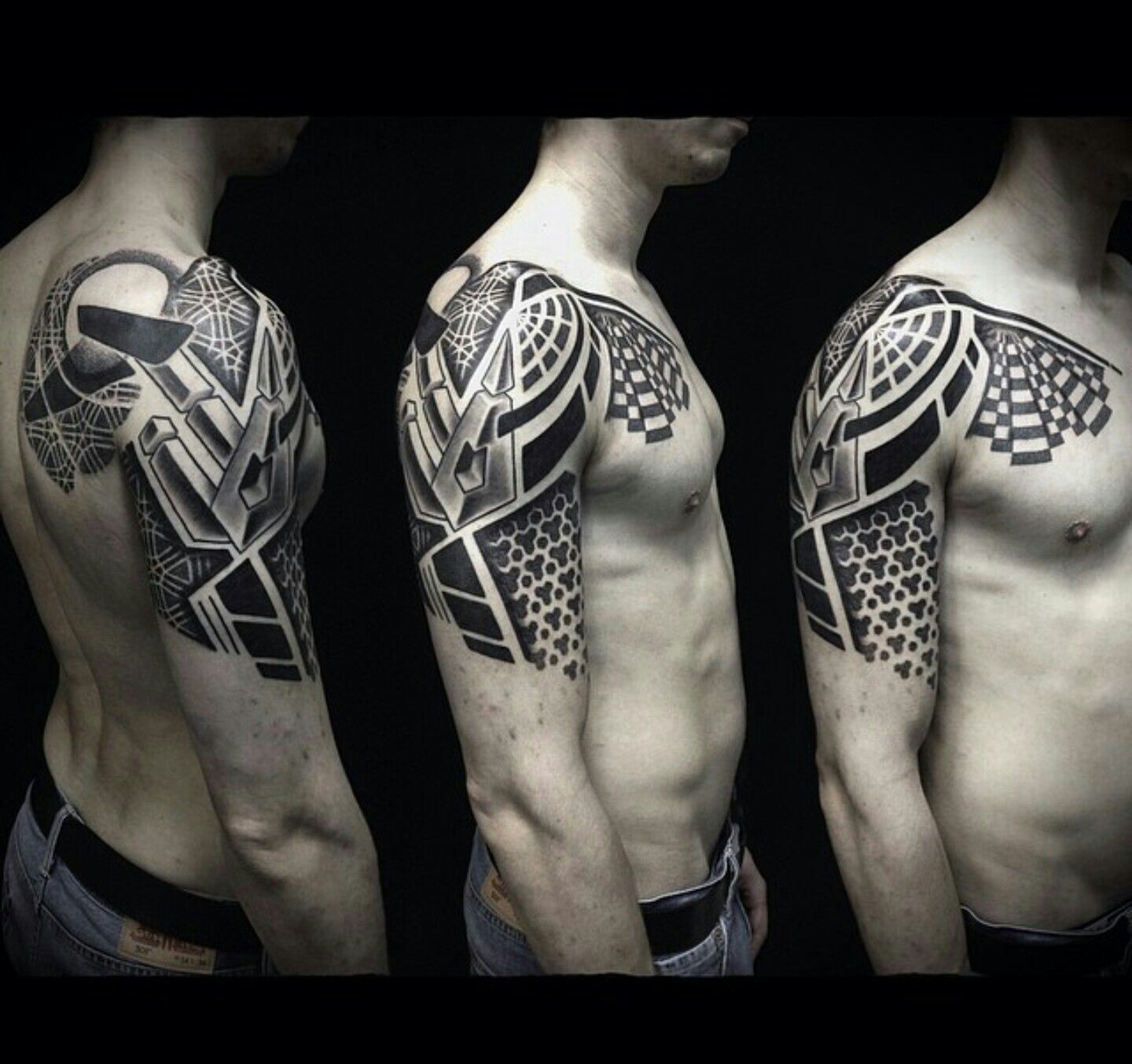 Ivan Hack Tatoo Dotwork Ornamental Fullslevetattoo Geometrictattoo