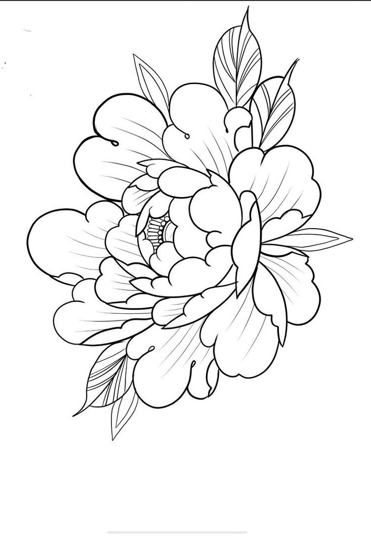 Japanese Flower Tattoo Stencils