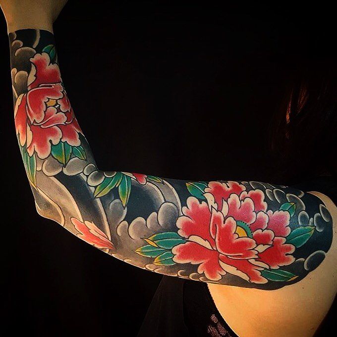 Japanese Half Sleeve Tattoo By Kodomo Tattooer Japaneseink