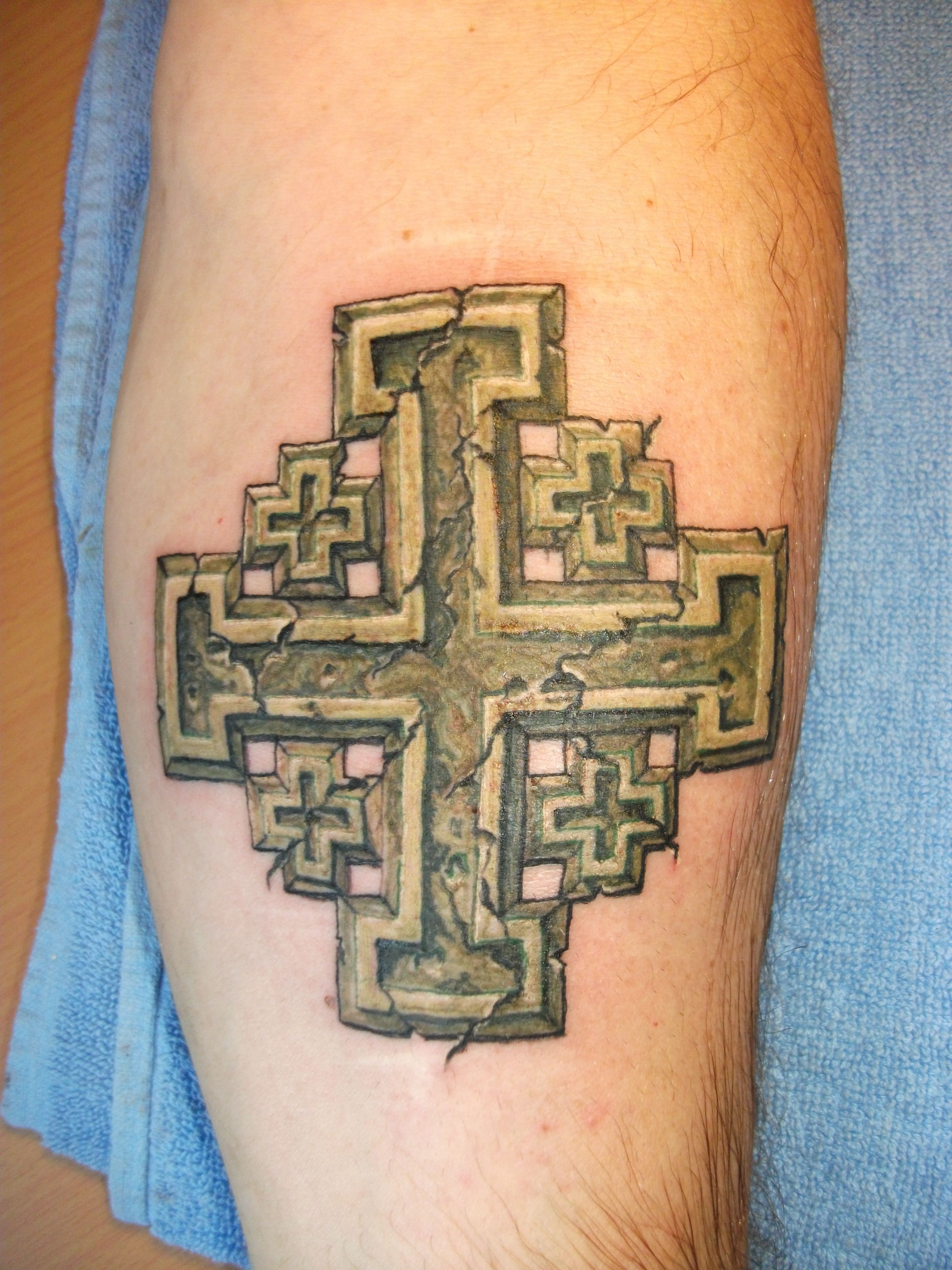 Jerusalem Cross Tattoo Designs with Deep Spiritual Meaning