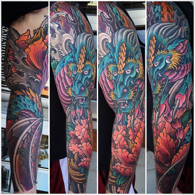 Jungle Sleeve By Terry Ribera Remington Tattoo Parlor