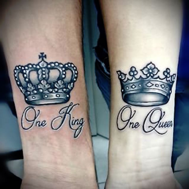 King And Queen Tattoo Designs Viewing Gallery